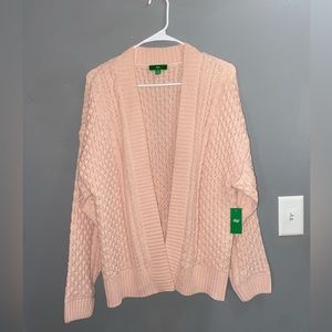 Crochet open front cardigan - Size M